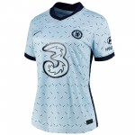 Camisolas de futebol Chelsea Mulher Equipamento Alternativa 2020/21 Manga Curta